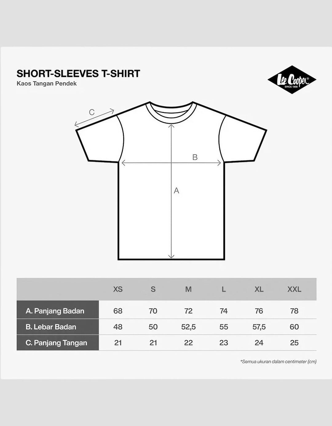 Lee Cooper Kaos Bayi Minimalis Unisex
