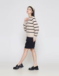 ZES Basic Stripe Sweater Wanita DTRTP006
