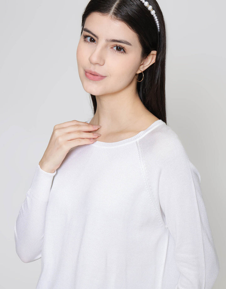 ZES Plain Basic Knit Sweater Wanita DTRTP003