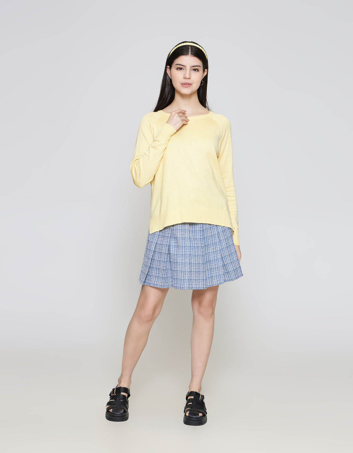 ZES Plain Basic Knit Sweater Wanita DTRTP003