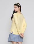 ZES Plain Basic Knit Sweater Wanita DTRTP003
