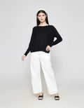 ZES Plain Basic Knit Sweater Wanita DTRTP003