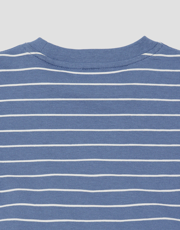 Little M Fullprint Stripe Bear Setelan Anak Laki-laki