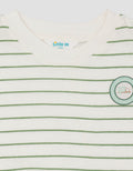 Little M Fullprint Stripe Car Setelan Bayi Laki-laki