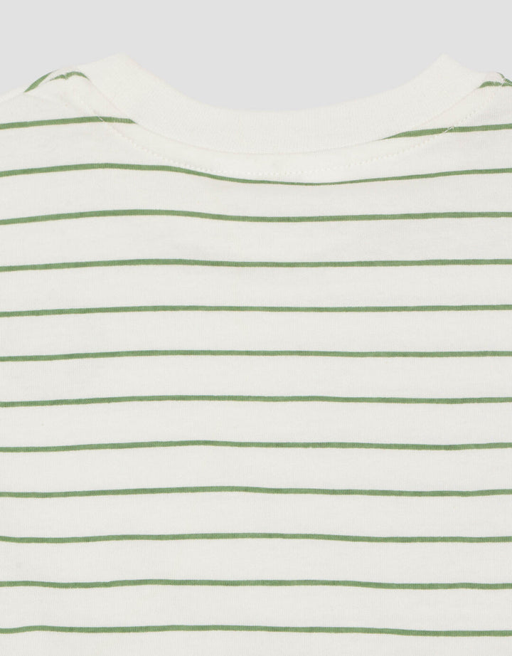 Little M Fullprint Stripe Car Setelan Bayi Laki-laki