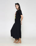 ZES Regular Women Print Kaos Lengan Pendek Wanita CRLVT026