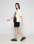 ZES Print Kaos Oversize Wanita CRLVT028
