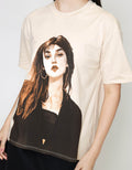ZES Print Kaos Oversize Wanita CRLVT028
