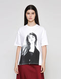 ZES Print Kaos Oversize Wanita CRLVT028
