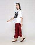 ZES Lace Tank Kaos Oversize Wanita CRLVT034