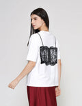 ZES Lace Tank Kaos Oversize Wanita CRLVT034