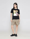 ZES Regular Friends Print Tee Kaos Wanita CRLVT035