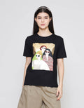 ZES Regular Friends Print Tee Kaos Wanita CRLVT035