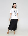 ZES Silhouette Kaos Lengan Pendek Wanita CRLVT040