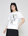 ZES Silhouette Kaos Lengan Pendek Wanita CRLVT040