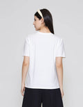 ZES Regular Face Silhouette Foil Tee Kaos Wanita CRLVT044
