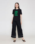 ZES REGULAR WORDING KAOS WANITA CRLVT046
