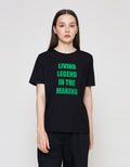 ZES REGULAR WORDING KAOS WANITA CRLVT046