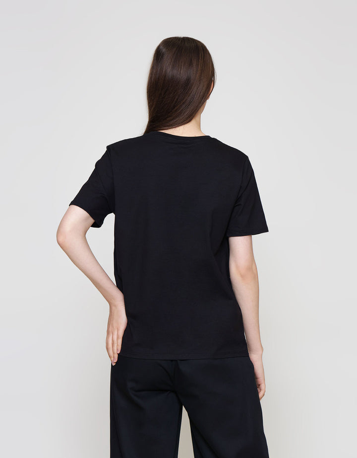 ZES REGULAR WORDING KAOS WANITA CRLVT046
