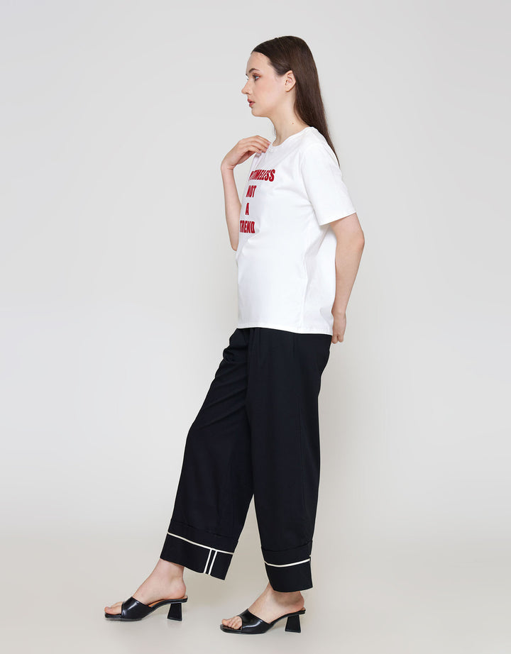 ZES REGULAR WORDING KAOS WANITA CRLVT046