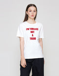 ZES REGULAR WORDING KAOS WANITA CRLVT046