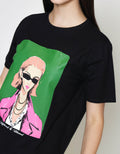 ZES Print Kaos Lengan Pendek Wanita CRLVT048