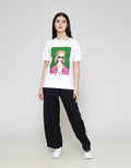 ZES Print Kaos Lengan Pendek Wanita CRLVT048