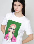 ZES Print Kaos Lengan Pendek Wanita CRLVT048