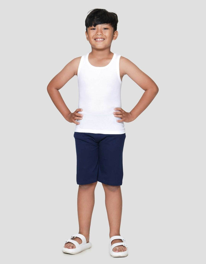 Little M Singlet Singlet Polos Anak Laki-laki