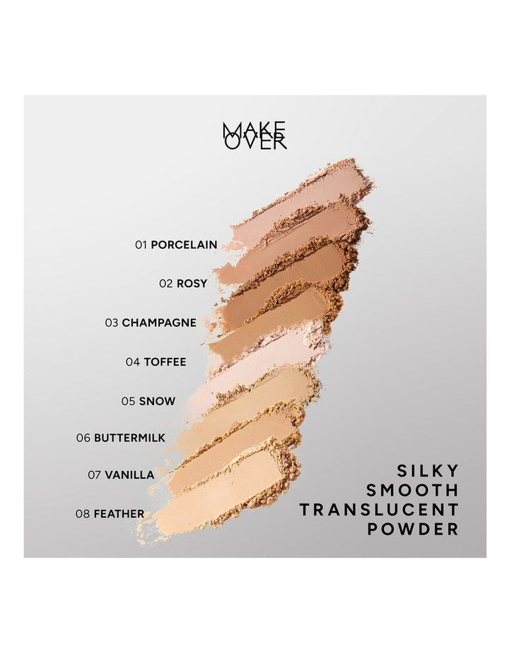 Make Over Silky Smooth Translucent Powder 06 Buttermilk 30 G Revamp