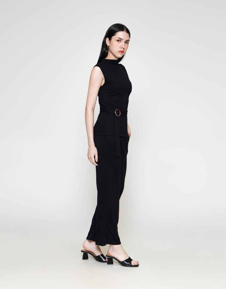 ZES Knit With Belt Kaos Wanita BELKT009