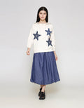 ZES Star Hoodie Sweater Wanita BELKT011