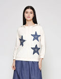 ZES Star Hoodie Sweater Wanita BELKT011