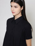 ZES Basic With Elastic Sleeve Kemeja Wanita MELWT012
