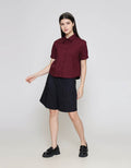 ZES Basic With Elastic Sleeve Kemeja Wanita MELWT012