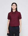 ZES Basic With Elastic Sleeve Kemeja Wanita MELWT012