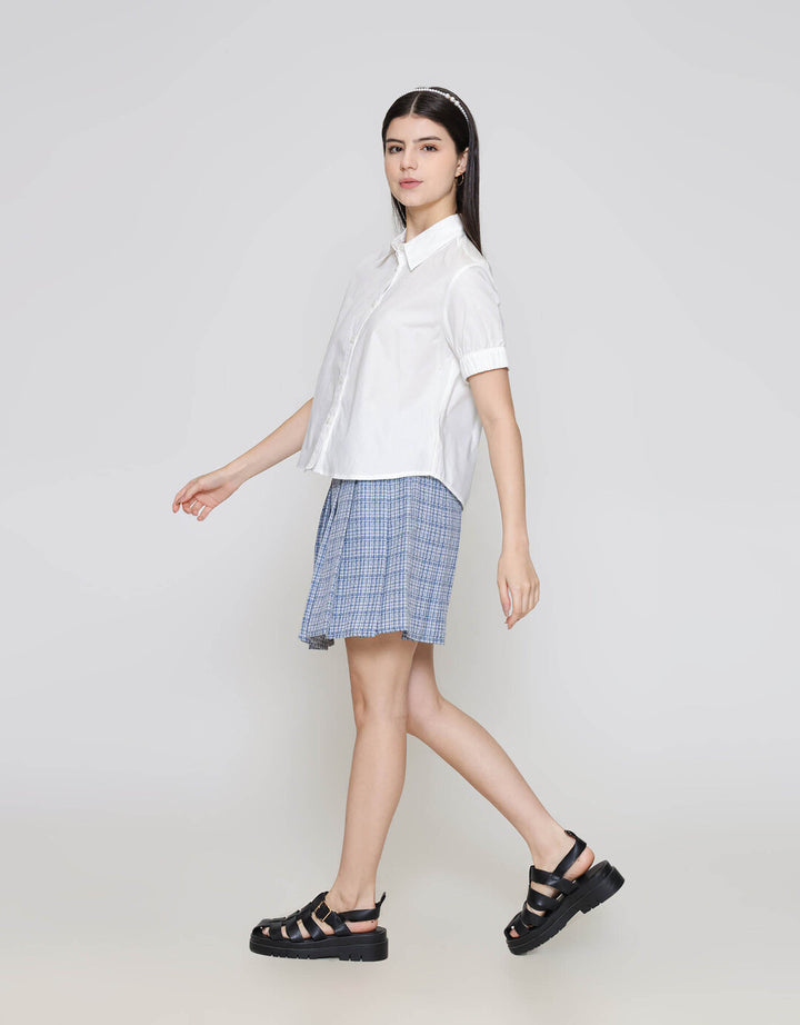 ZES Basic With Elastic Sleeve Kemeja Wanita MELWT012