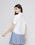 ZES Basic With Elastic Sleeve Kemeja Wanita MELWT012