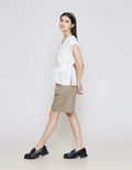 ZES Overlap Semi Kimono Blouse Wanita MELWT017