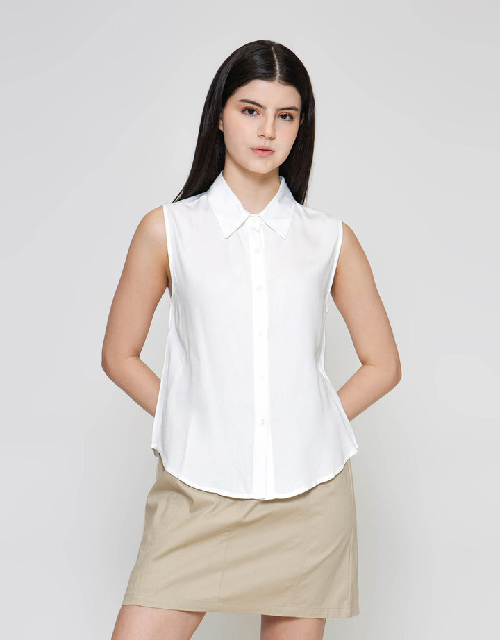 ZES Basic Kemeja Wanita MELWT018