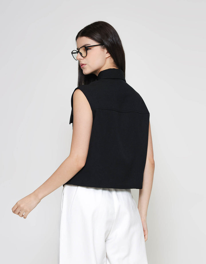 ZES Double Pocket Kemeja Wanita MELWT019