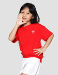 Little M Enzym Pita Samping Kaos Anak Perempuan