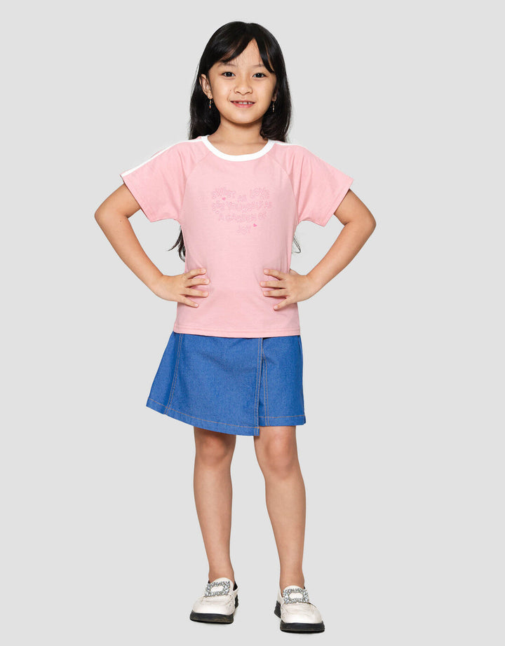 Little M Baby Tee Sweet As Love Kaos Anak Perempuan