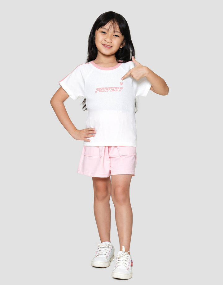 Little M Baby Tee Rib Perfect Kaos Anak Perempuan