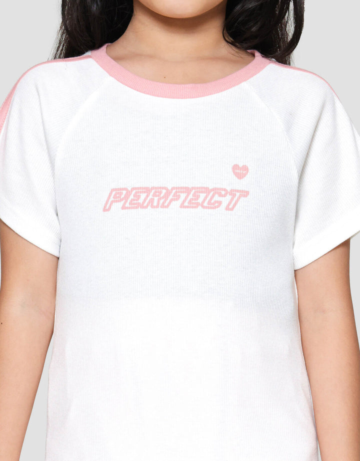 Little M Baby Tee Rib Perfect Kaos Anak Perempuan