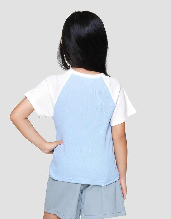 Little M Baby Tee Rib Paris Kaos Anak Perempuan