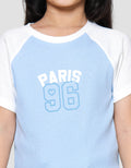 Little M Baby Tee Rib Paris Kaos Anak Perempuan