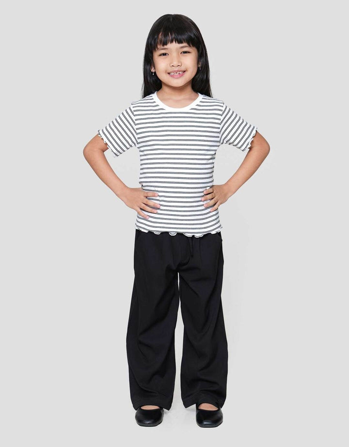 Little M Rib Top Fashion Kaos Anak Perempuan