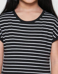 Little M Rib Top Stripe Kaos Anak Perempuan