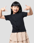 Little M Top Rib Pita Kaos Anak Perempuan